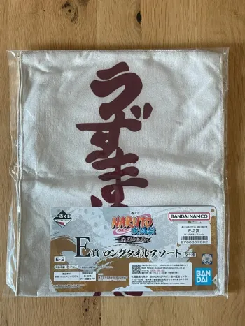 Naruto Shippuden - Serviette Kanji 60x25 cm - Ichiban Kuji Naruto Shippuden Kessen no Sannin