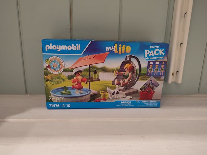 Playmobil 71476 Maman et enfant avec fauteuil suspendu - photo numéro 1