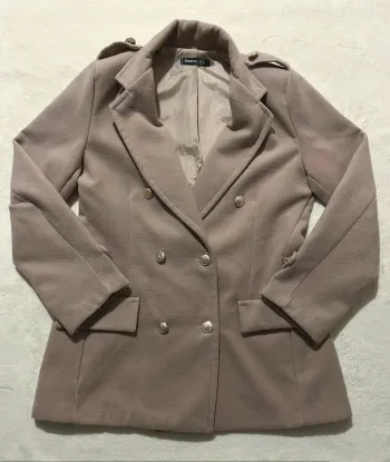 Manteau blazer crème – Boohoo – Taille S