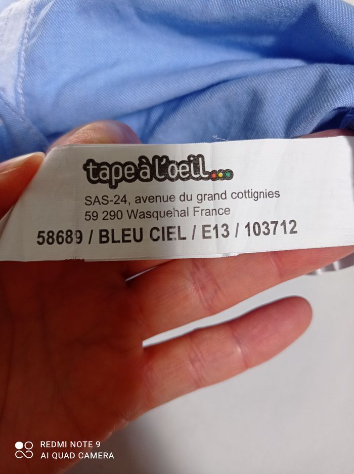 chemise manches longues tape à l'oeil - photo numéro 6