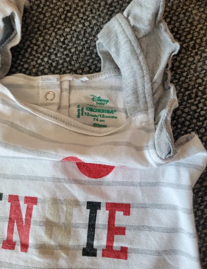 Ensemble Minnie 12 mois - 2 pièces - photo numéro 5