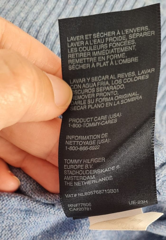 Pull en laine et cachemire Tommy hilfiger - photo numéro 6