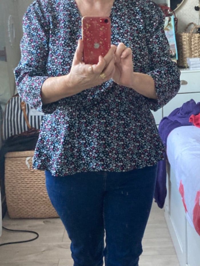 Blouse fleurie