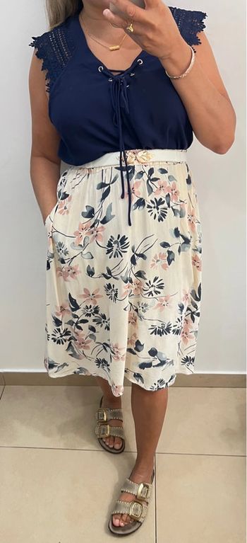 🌸Jupe légère  mbyM fleurie bicolore – Taille L