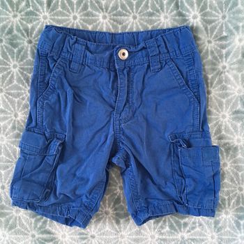 Short bleu Tape à l’œil - 2 ans