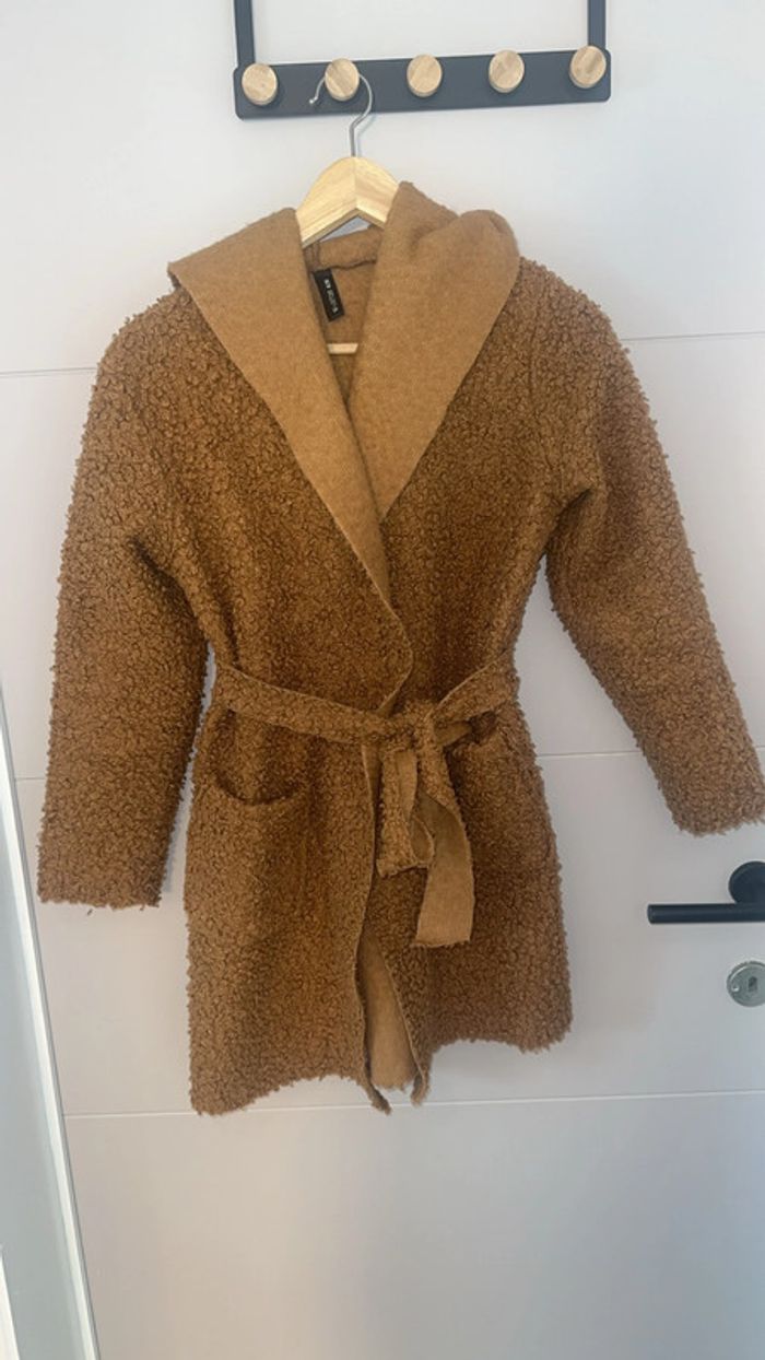gilet rose clair avec ceinture hangar 86 taille unique