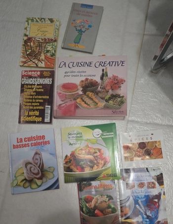 Lot livres de cuisine