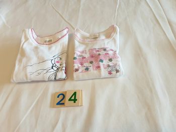 2 maillots corps 24 mois Absorba