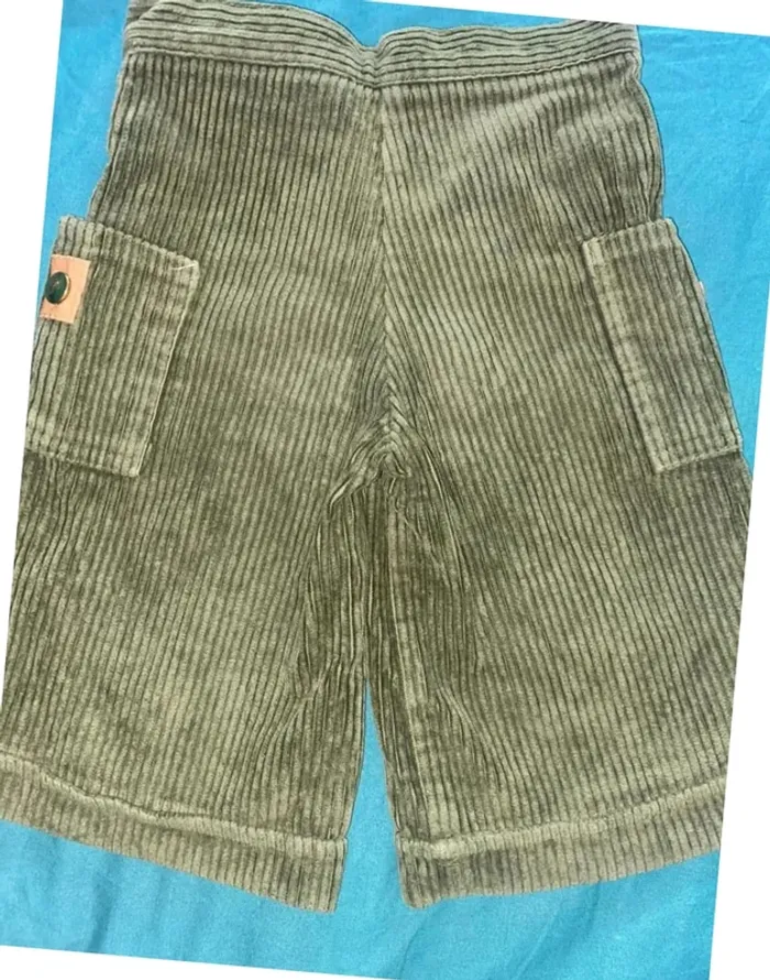 Pantalon vintage velours taille 2 ans mixte - photo numéro 2
