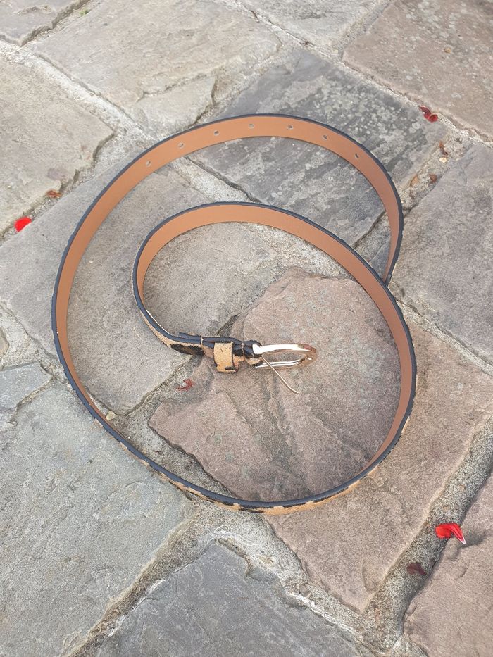 Ceinture fine motif léopard - photo numéro 2