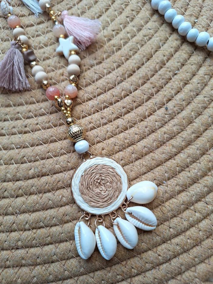 collier sautoir coquillage - photo numéro 2