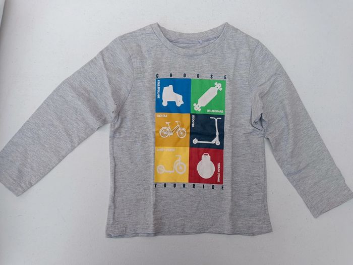 Tee shirt enfant garçon 5ans manches longues