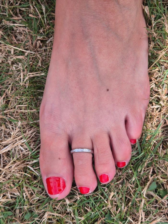 Superbe bague de pied en acier - photo numéro 5
