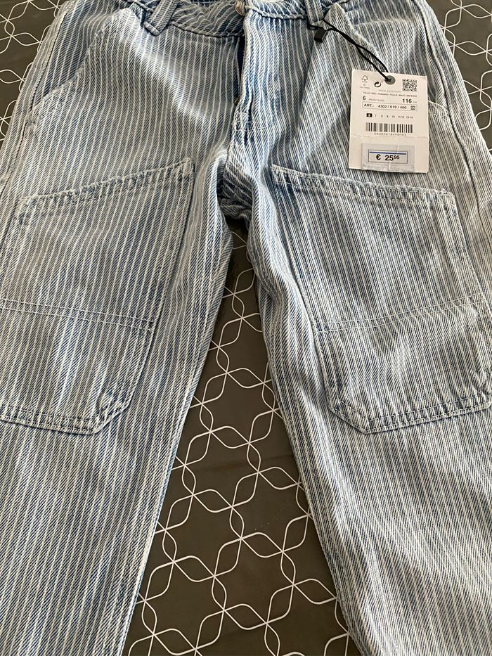 Pantalon cargo fille Zara - photo numéro 3