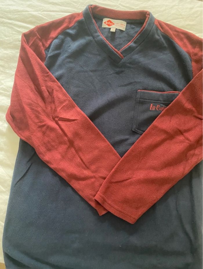 Pyjama LEE COOPER 2 pièces en polaire neuf Taille L - photo numéro 3