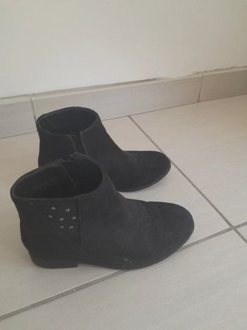 Bottines basses noires fille 34