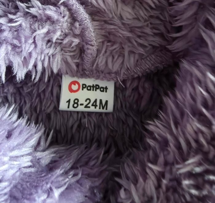 PatPat Ensemble Polaire Violet Très bon état 18-24 mois - photo numéro 4