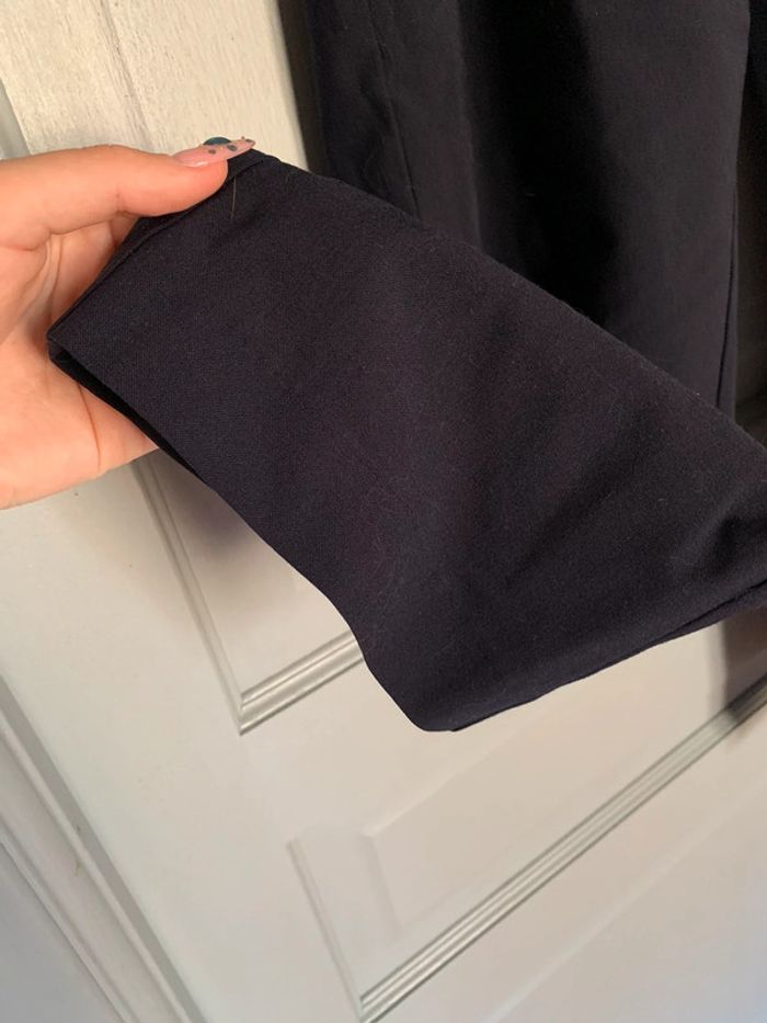 Pantalon tailleur bleu marine - photo numéro 2