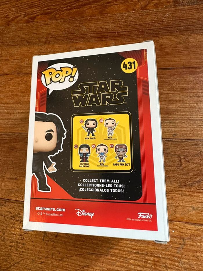 NEUF Figurine Funko Pop Star Wars 431 Ben Solo tête oscillante vinyle - photo numéro 3