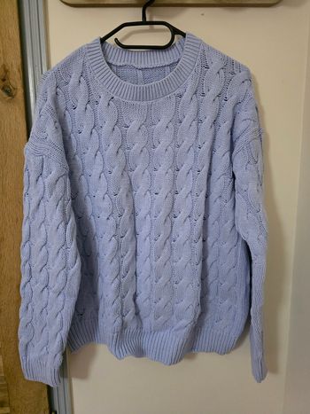 Pull en laine bleu