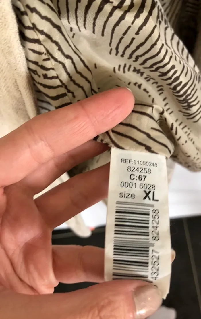 Trench beige en lin Mango taille XL / 42 44 excellent état - photo numéro 8