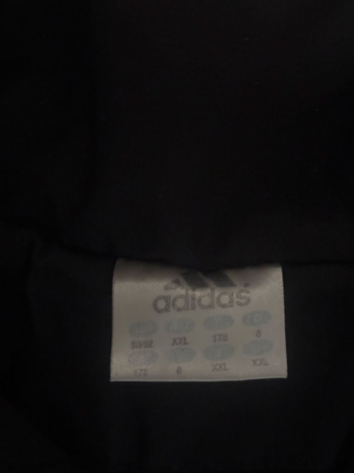 Veste à zip Adidas vintage taille 14 ans noir bandes roses - photo numéro 5