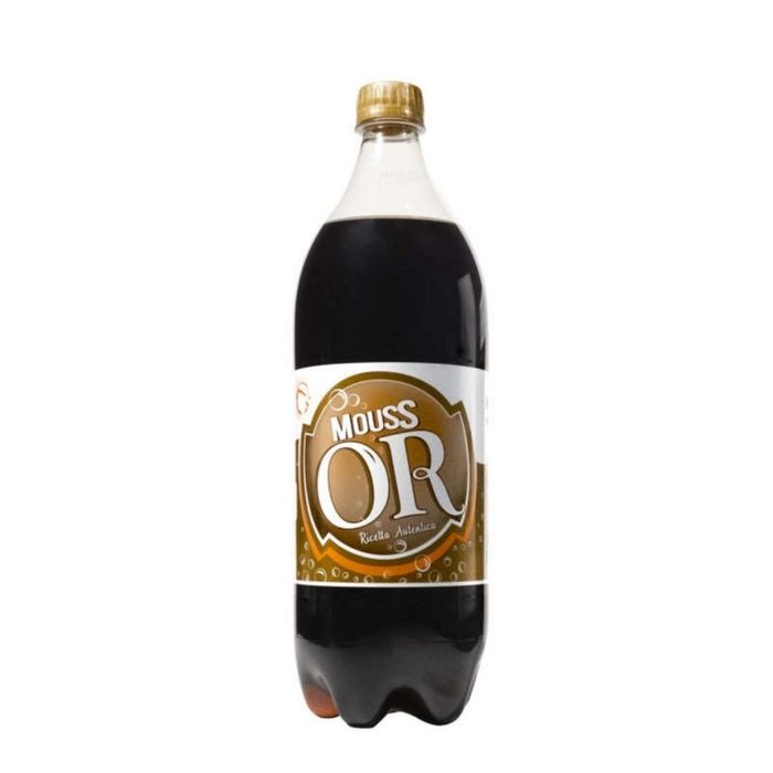 MOUSS'OR - Boisson Gazeuse Corse Saveurs, pomme, banane, caramel 1.25L