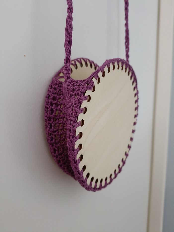 🎀 Pièce unique - sac a bandoulière fait main au crochet 🎀 - photo numéro 3