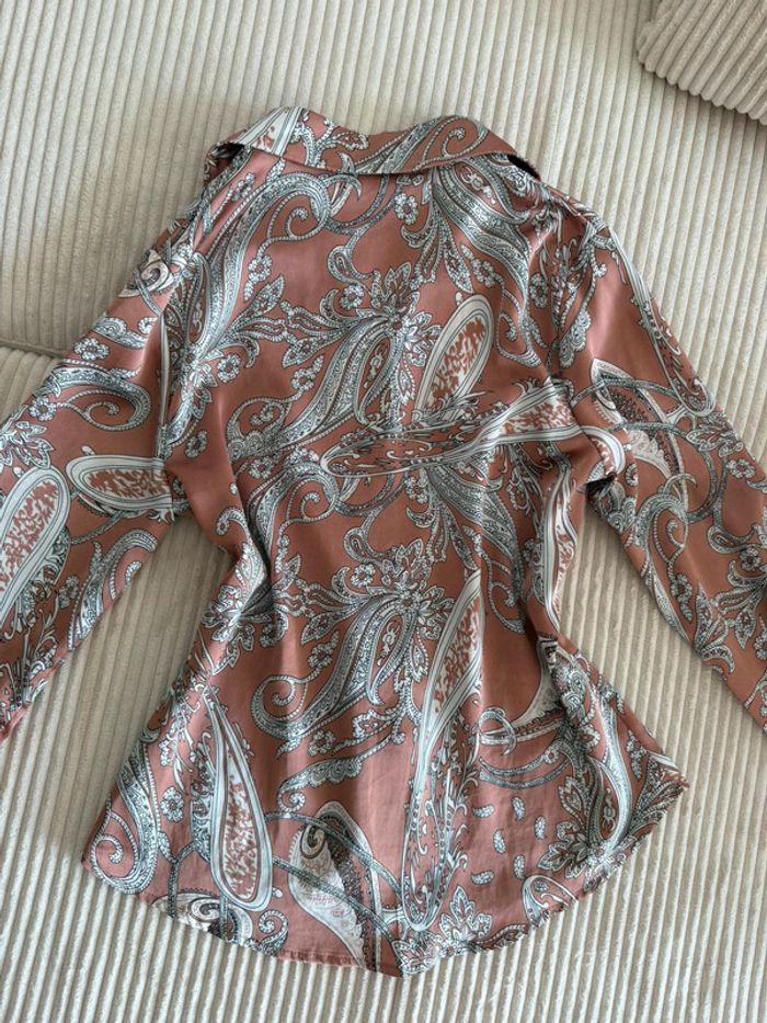 Chemise satinée à motif - photo numéro 5