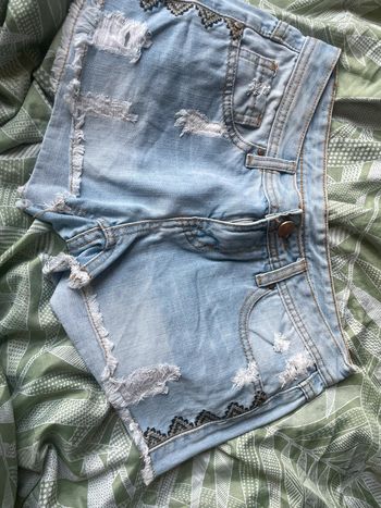 Short en jeans