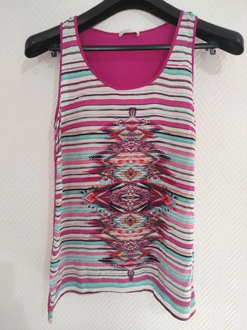 Débardeur rose Promod T40