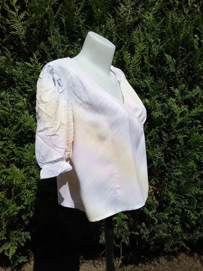 Haut portefeuille - taille 42 - Mim - neuf - 100% viscose - photo numéro 2