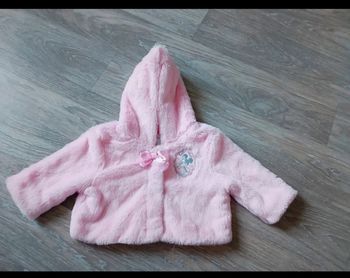 Manteau hiver très doux minnie 3/6 mois