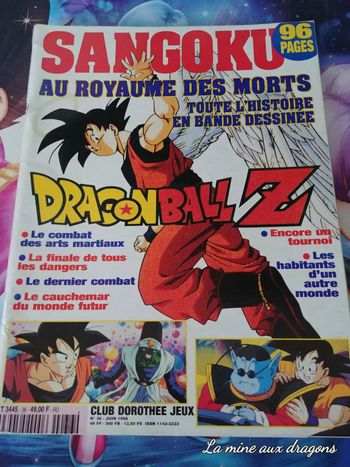 Club dorothee jeux 36 magazine Special Dragon Ball 96 pages goku Manga