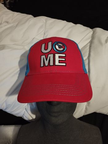 Casquette de John Cena bleu et rouge neuf