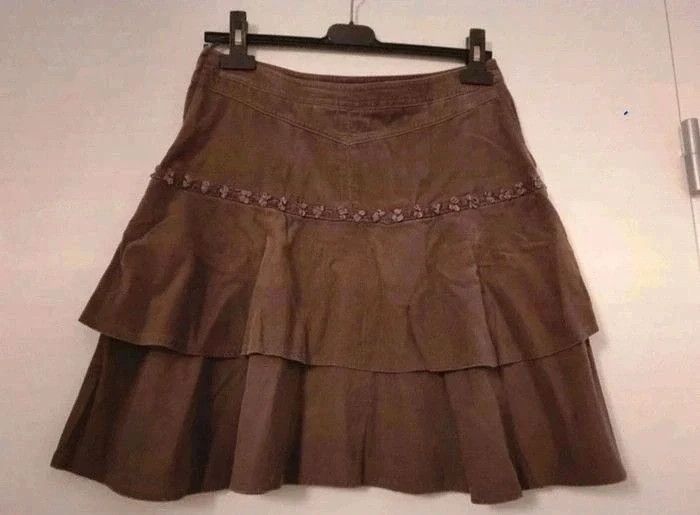 Jupe courte marron glacé Camaïeu taille 36 - photo numéro 7