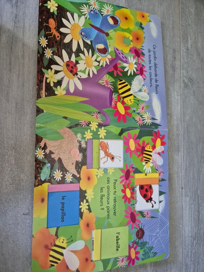 Livre à cache-cache dans les animaux du jardin - photo numéro 2