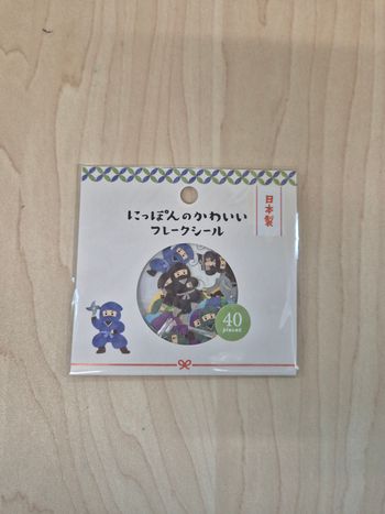 Stickers "Nippon Kawaii Flake Seals" : Ninja.