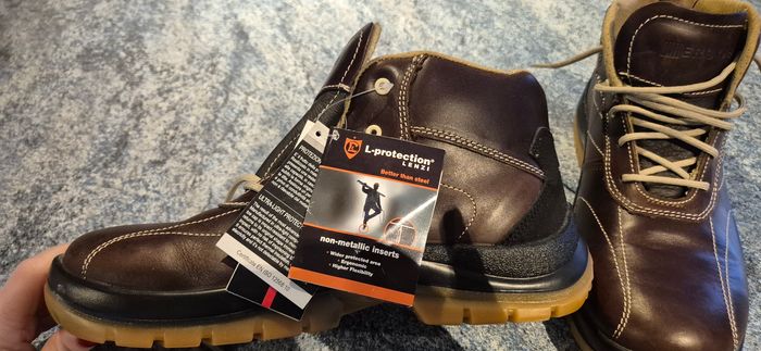 Chaussures de sécurité en cuir  neuves homme Ergos - photo numéro 2