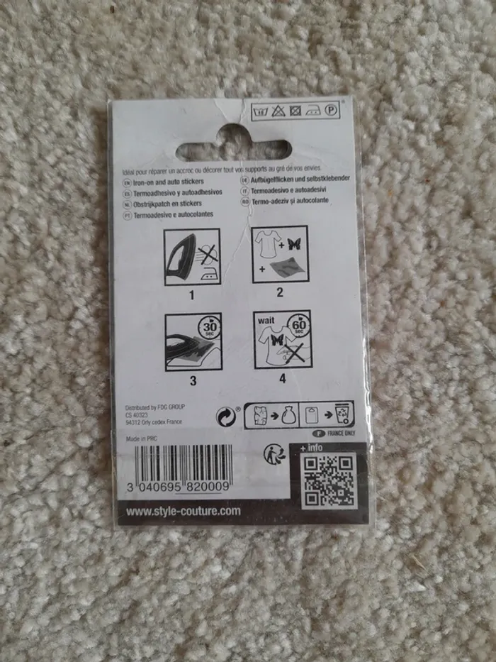 autocollant thermocolant