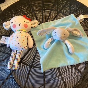 Lot doudou de secours et son lama benetton