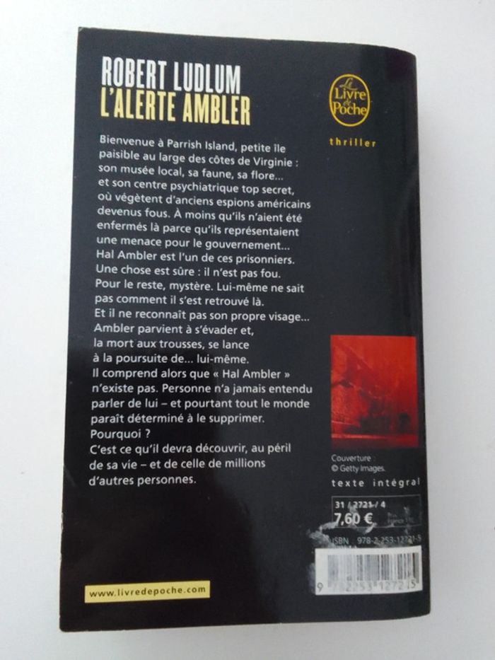 Robert Ludlum - L'alerte Ambler - photo numéro 2