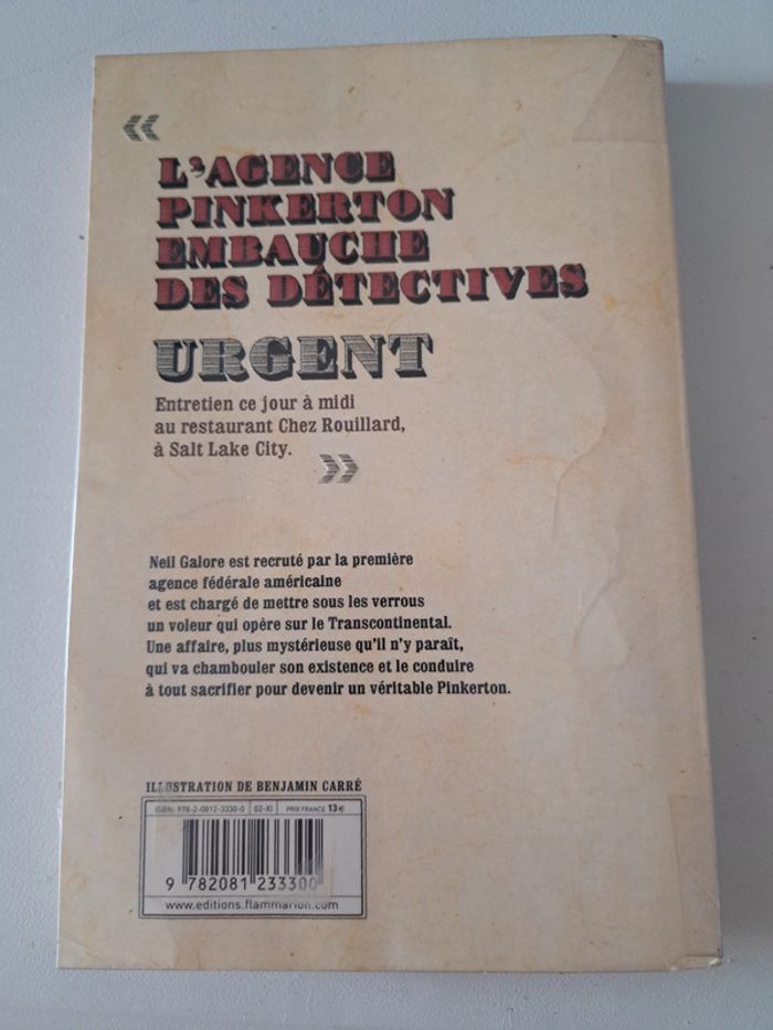 Livre l'agence Pinkerton - photo numéro 2