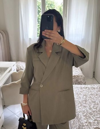 Blazer manches courtes