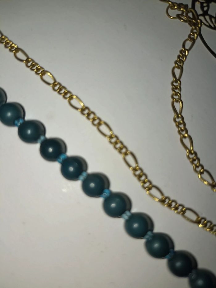 Magnifique collier papillons double - photo numéro 7