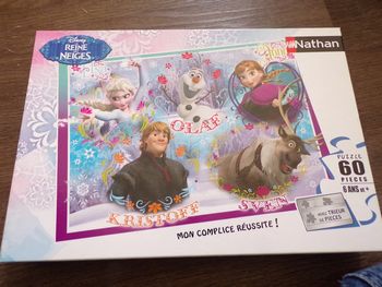 Puzzle Disney Reine des neiges Nathan 60 pieces