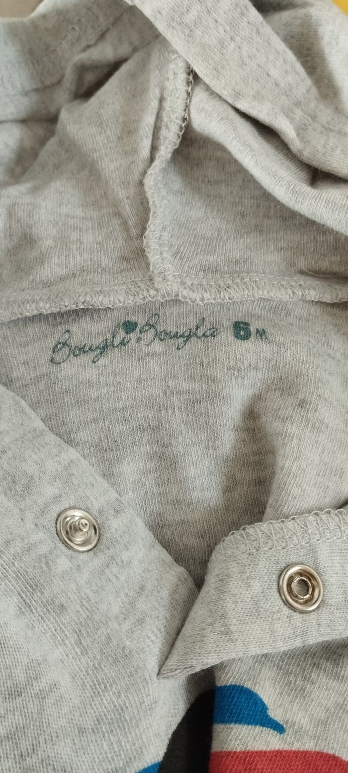 Body avec capuche garçon 6 mois bougli bougla - photo numéro 4