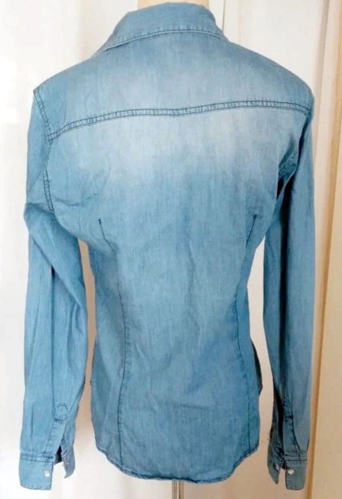 Chemise jeans chambray - photo numéro 2