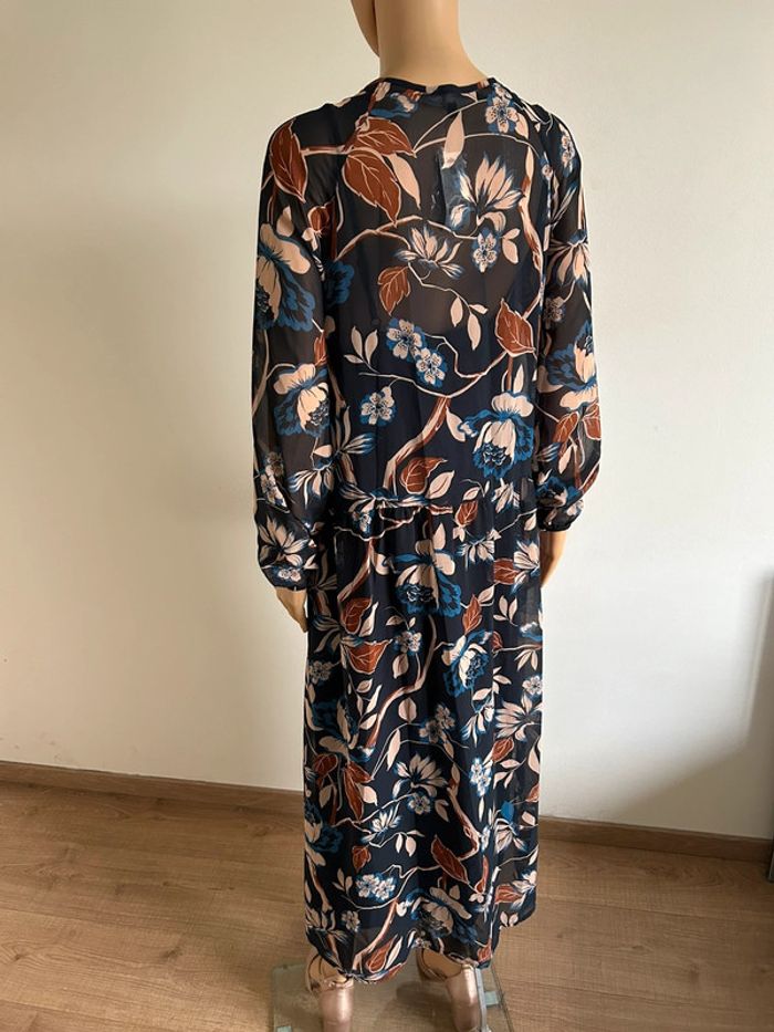 Robe longue imprimée fleurie neuve Etam taille 38 (valeur 70€) - photo numéro 8