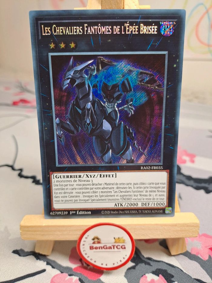 Les Chevaliers Fantômes De L'Epée Brisée Secret Rare Yu-Gi-Oh! Collection Rareté II 25th FR 1ère ed